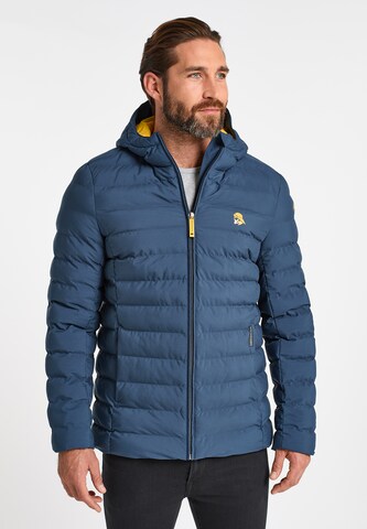 Veste mi-saison Schmuddelwedda en bleu : devant