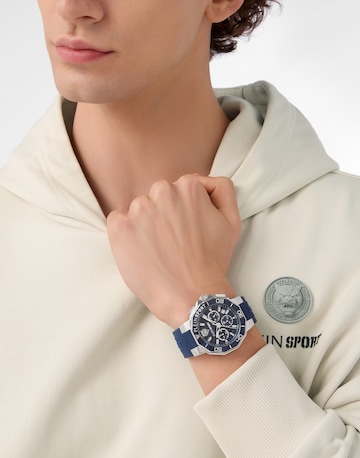 Montre à affichage analogique 'TITAN' Plein Sport en bleu : devant