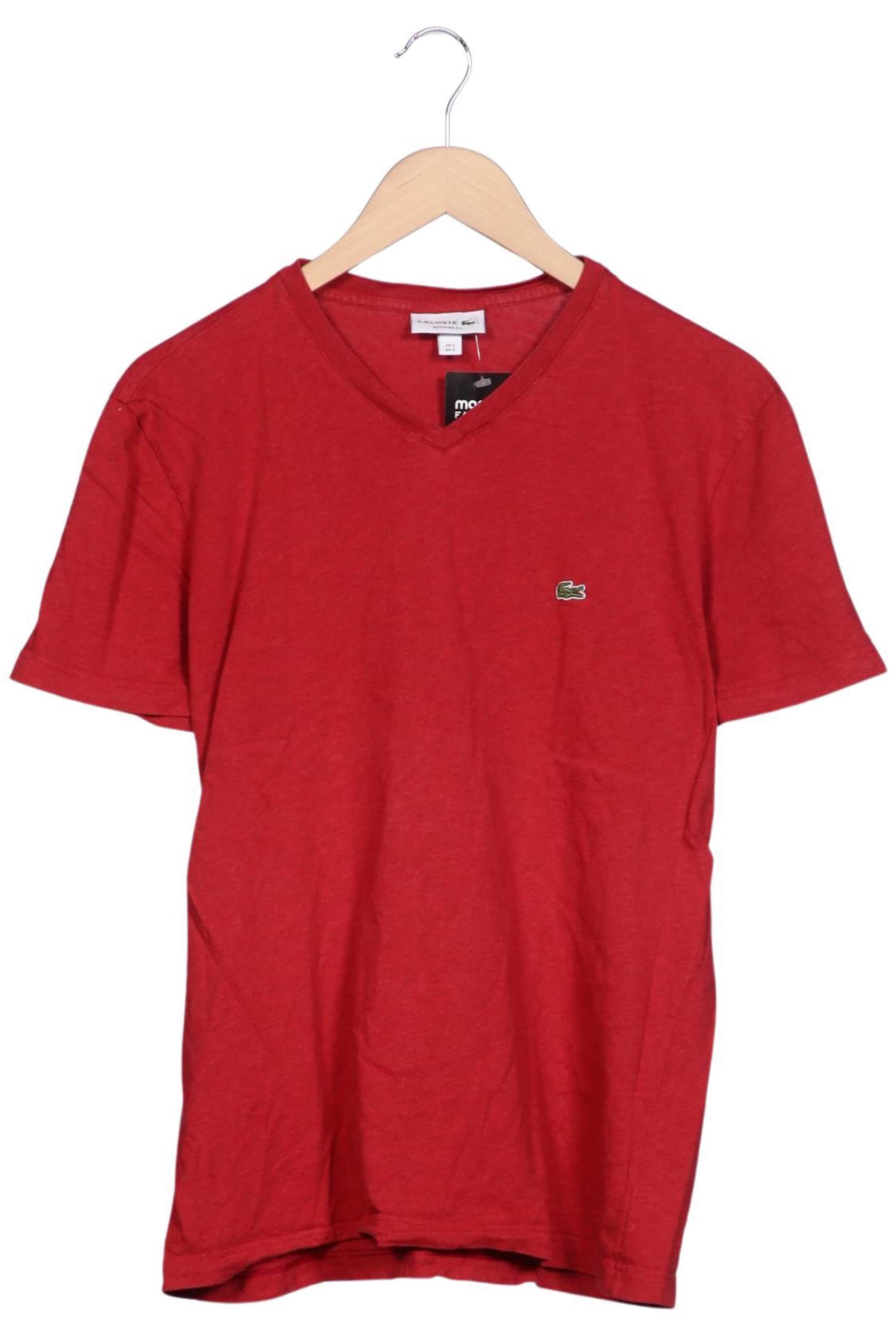 LACOSTE T-Shirt in L in rot, Produktansicht