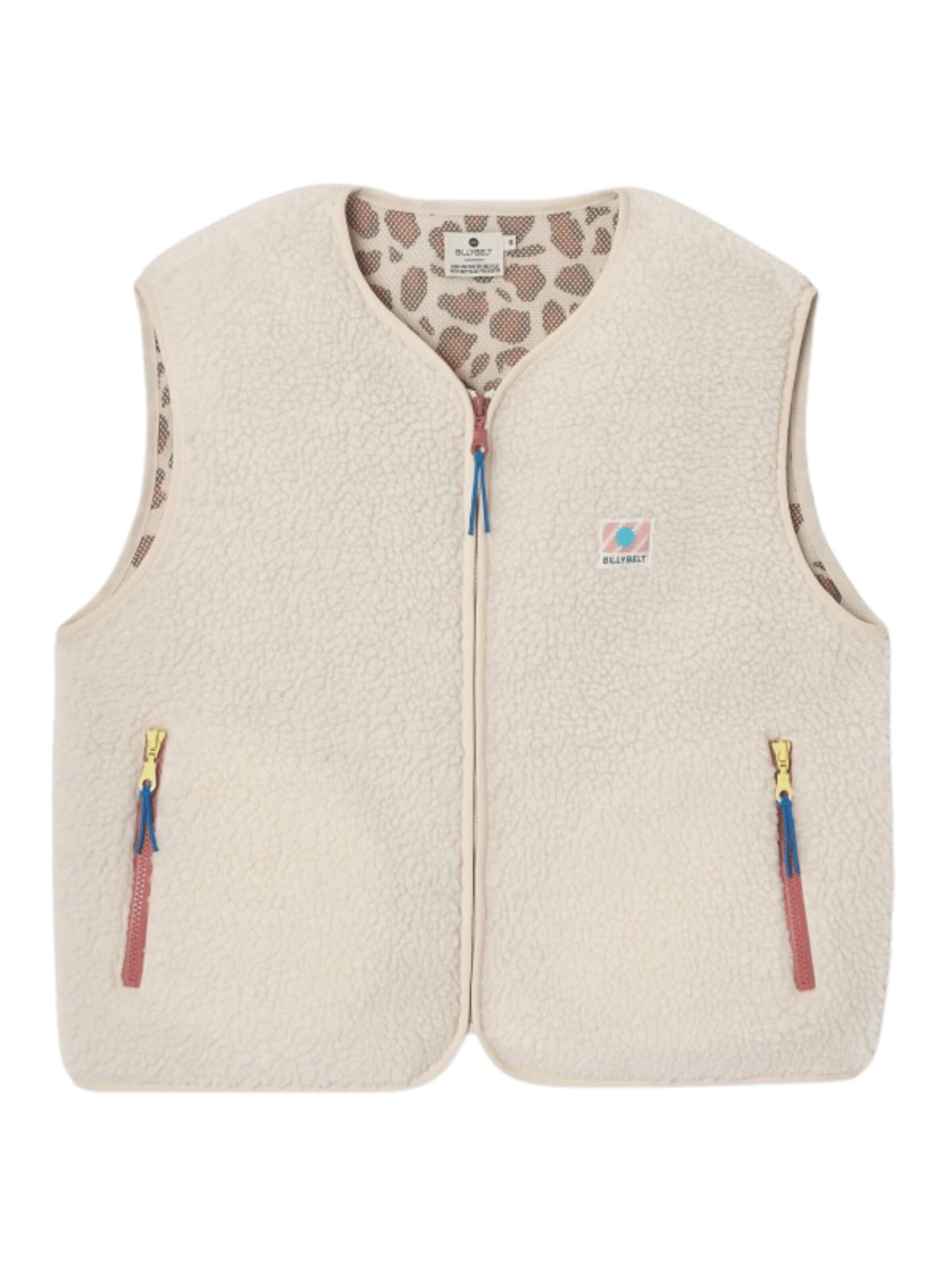 Billybelt Vest 'Sherpa Weste' in Beige: front