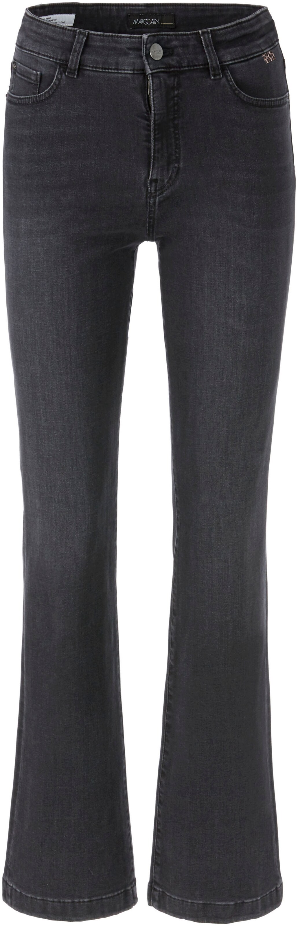 Marc Cain Bootcut Jeans in Grau: Vorderseite