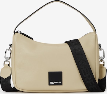 smėlio KARL LAGERFELD JEANS Rankinė ant peties: priekis