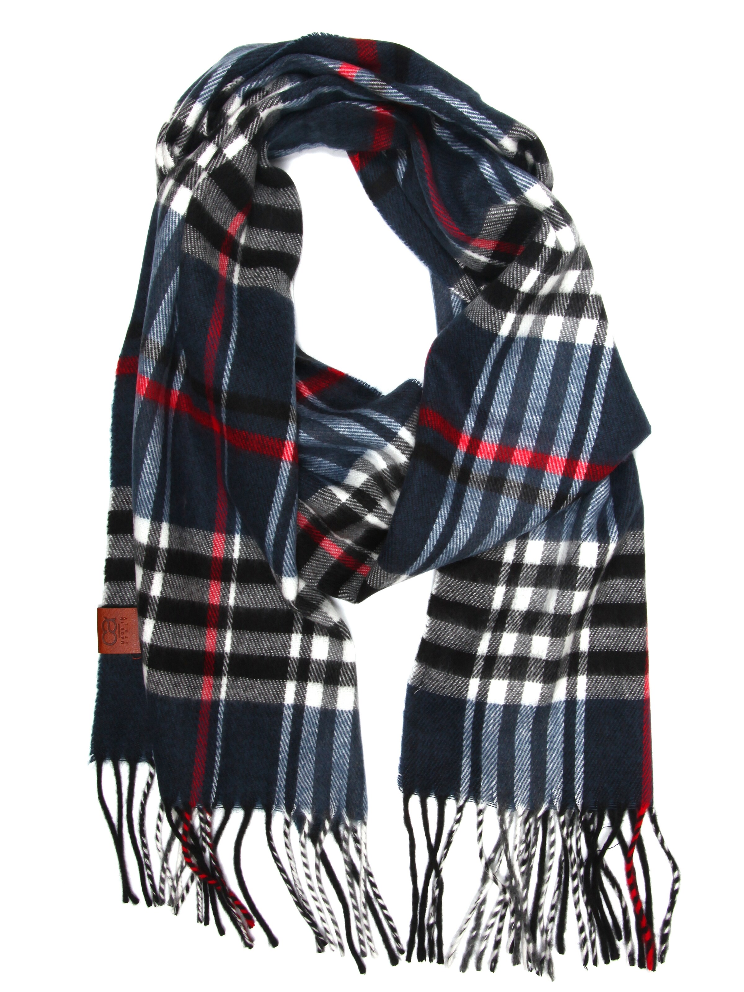 COLLEZIONE ALESSANDRO Scarf 'Venedig' in Blue: front