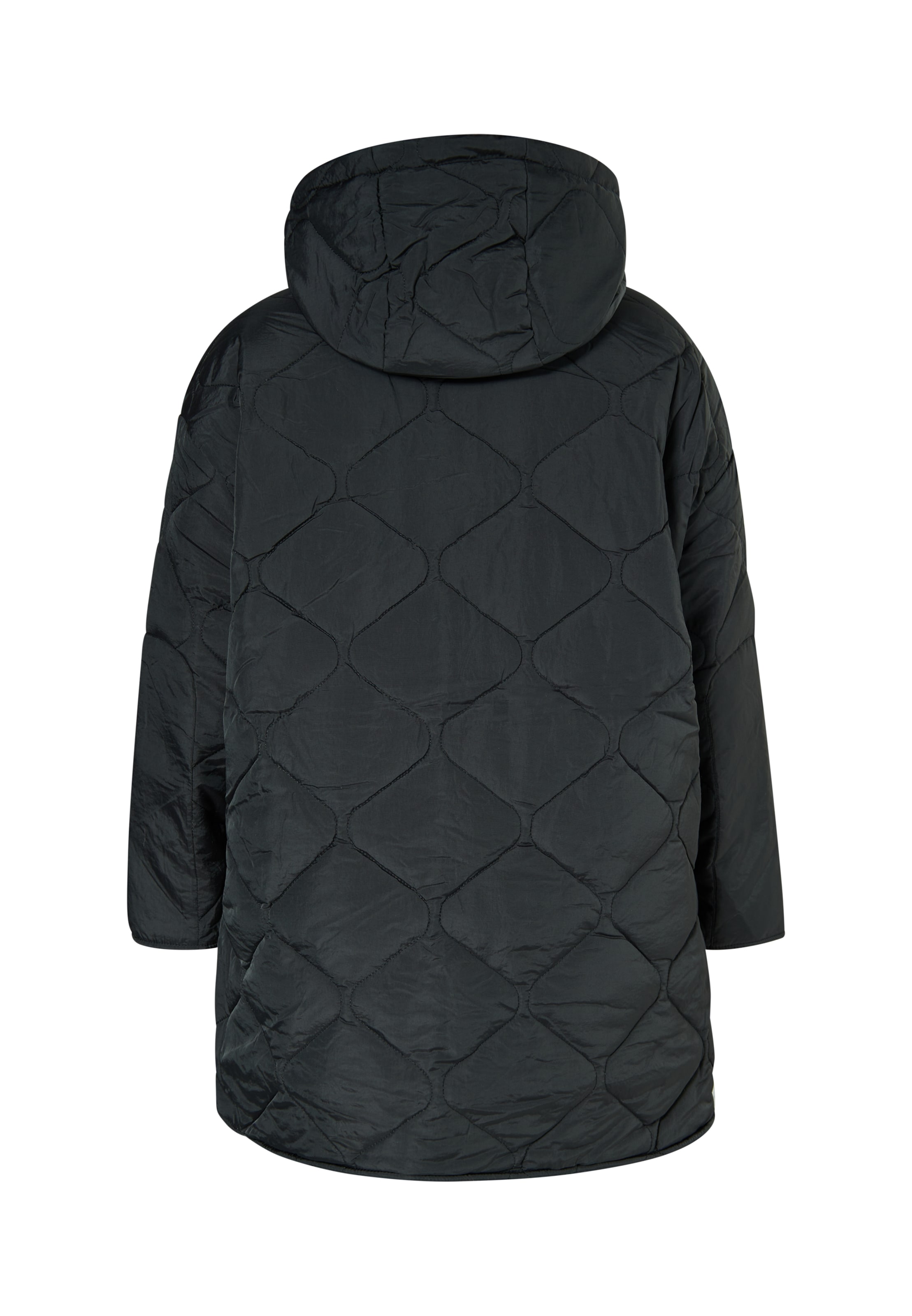 usha WHITE LABELPrijelazna jakna 'Pryam' - crna boja