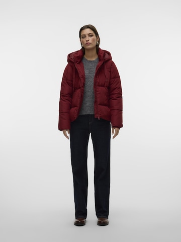 VERO MODA Winterjas in Rood