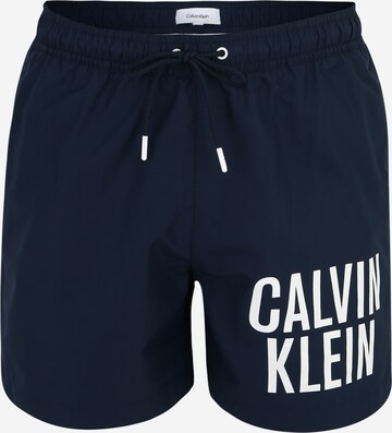 Shorts de bain 'Intense Power' Calvin Klein Swimwear en bleu : devant