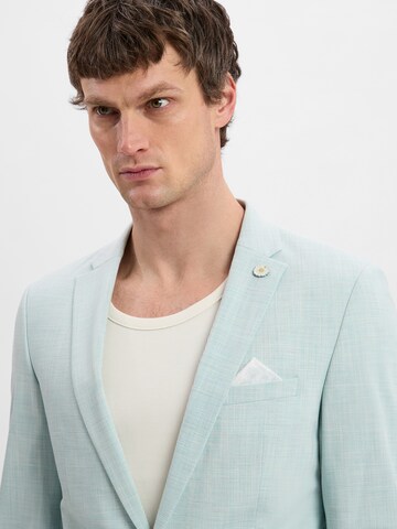 Finshley & Harding London Slimfit Sakko ' Brixdon ' in Grün