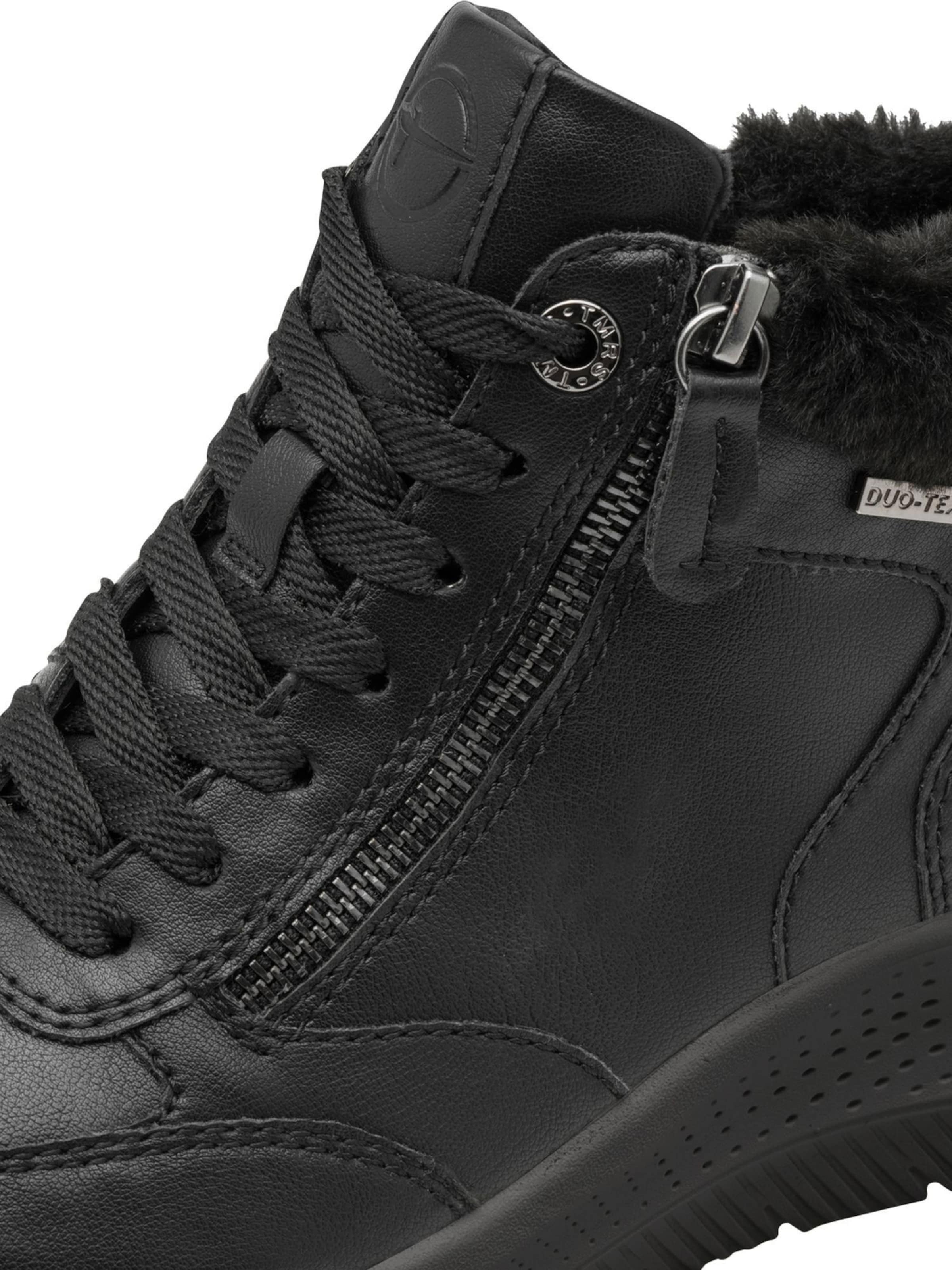 Bottines à lacets Tamaris en noir