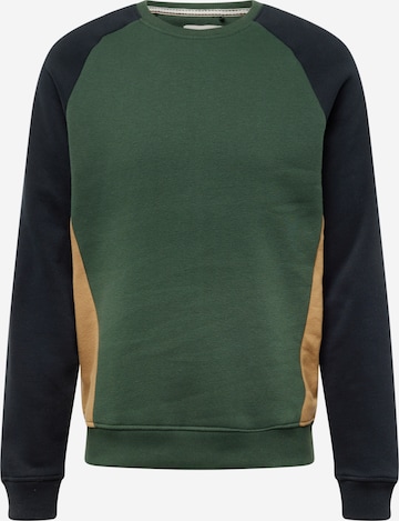 BLEND Sweatshirt in Green: front