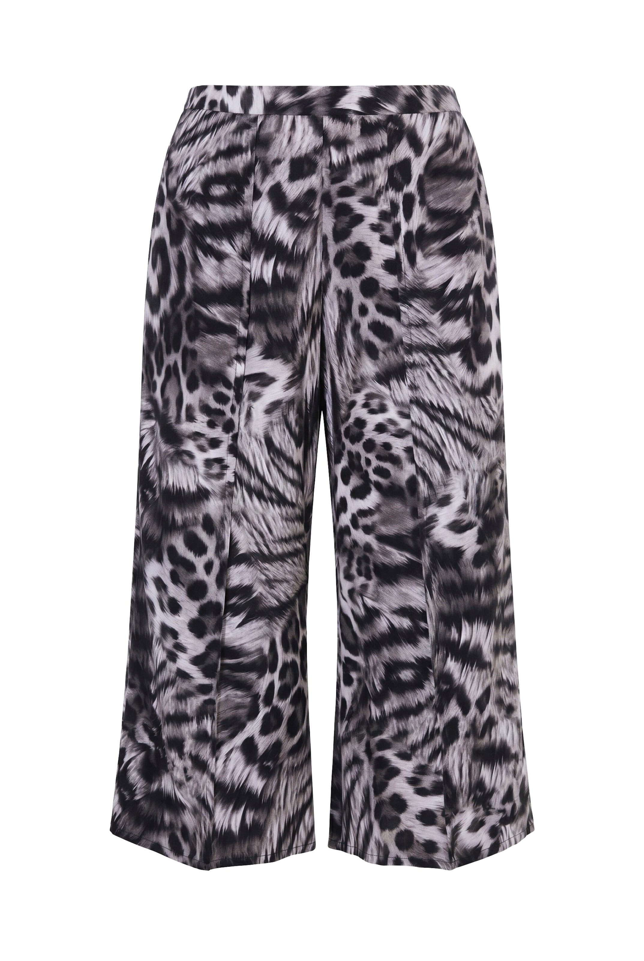 MIAMODA Wide Leg Hose in Schwarz: Vorderseite