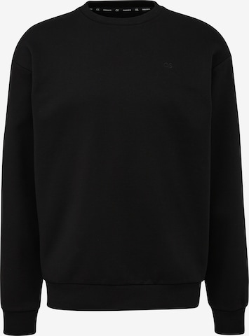 QS Sweatshirt i svart: framsida