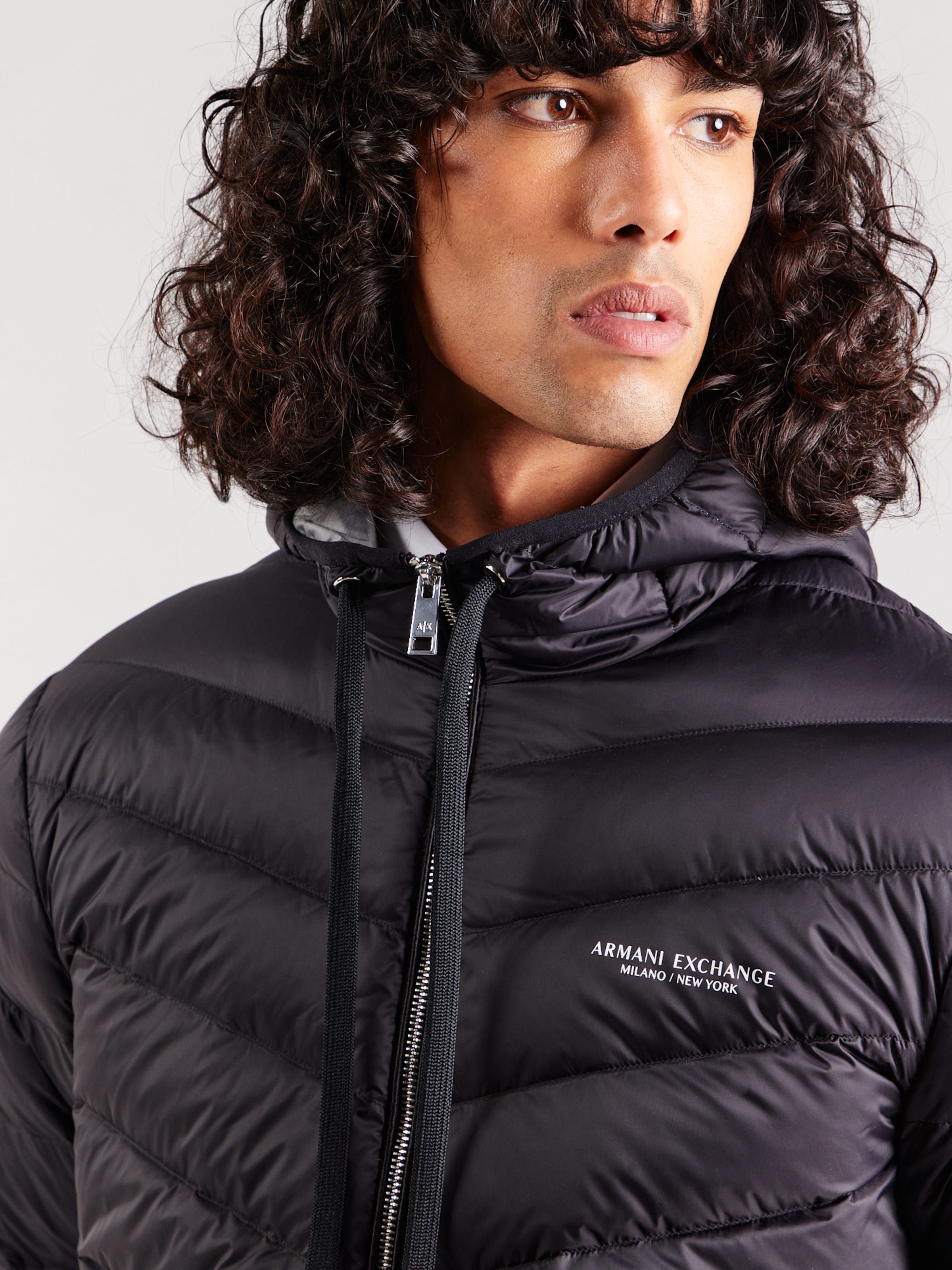 ARMANI EXCHANGE Winter jacket in Black ABOUT YOU