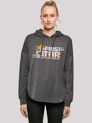 F4NT4STIC Sweatshirt 'FIRSTSTAR' in Grau: predná strana