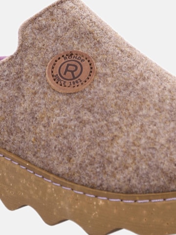 ROHDE Clogs 'Foggia-D'‌‌‌‌‌‌‌ in Beige