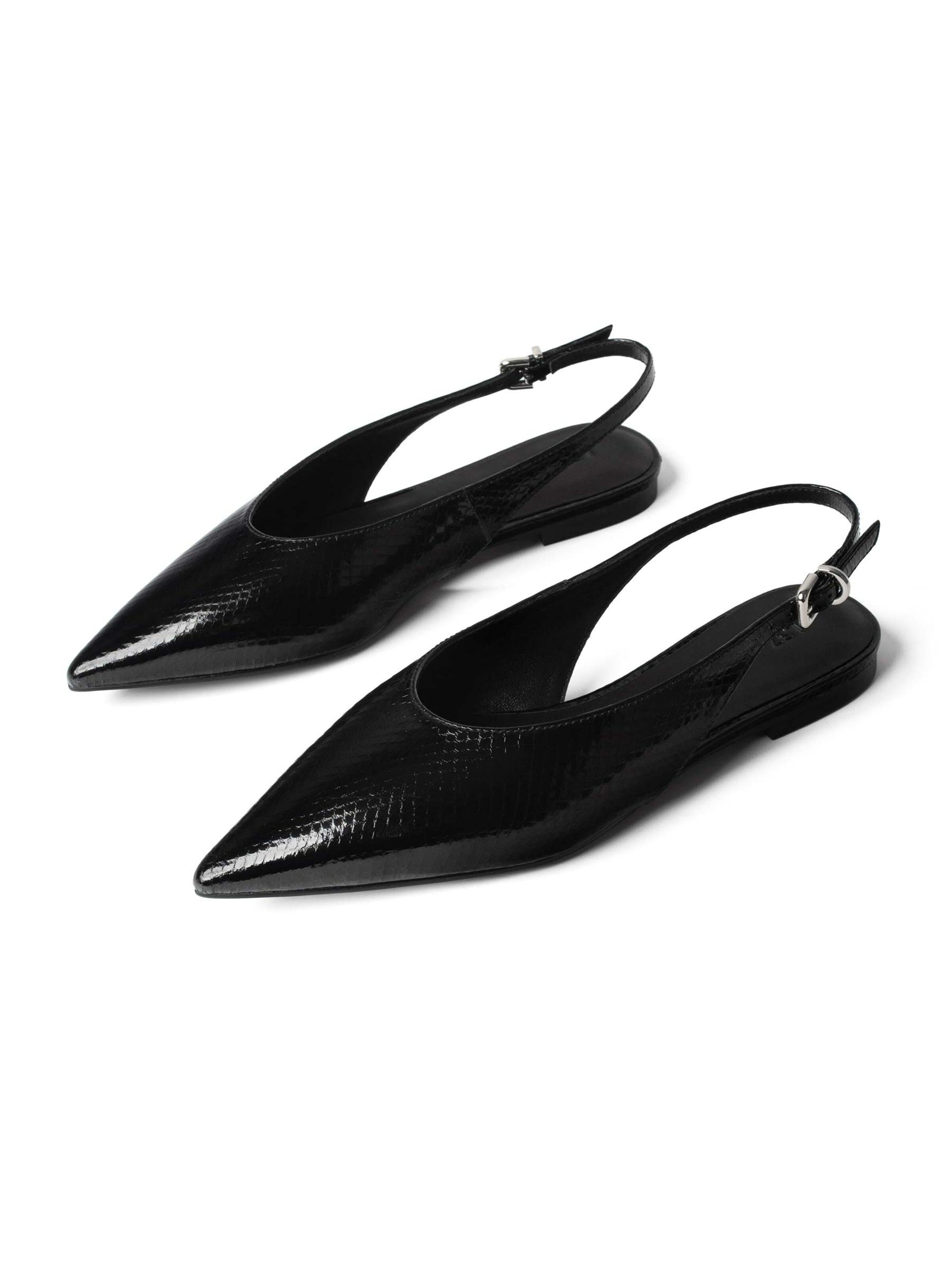 L37 HANDMADE SHOES Slipper 'THE MORNING AFTER JUNE'‌‌‌‌‌‌ in Schwarz