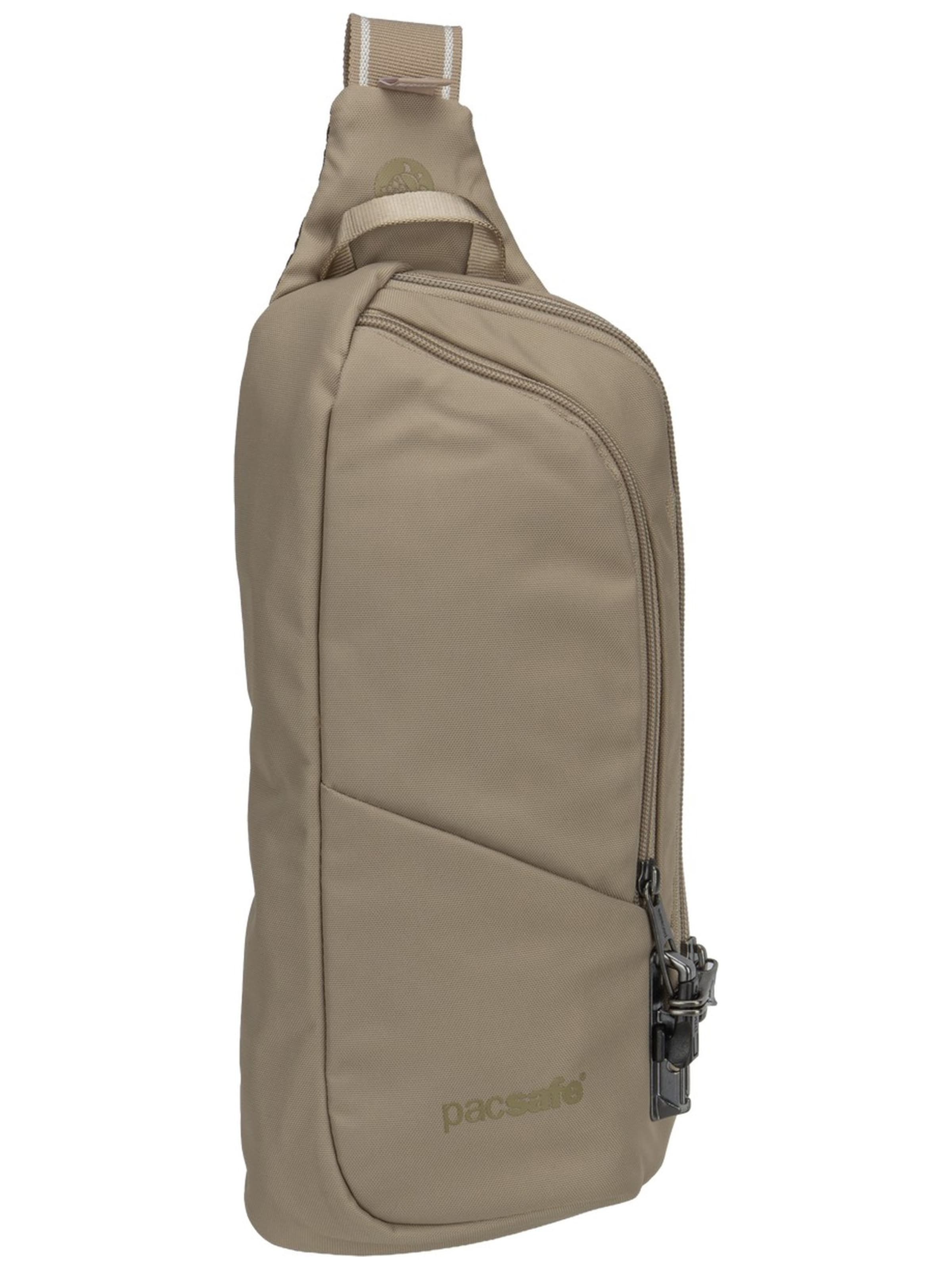 Pacsafe Crossbody Bag in Beige: front