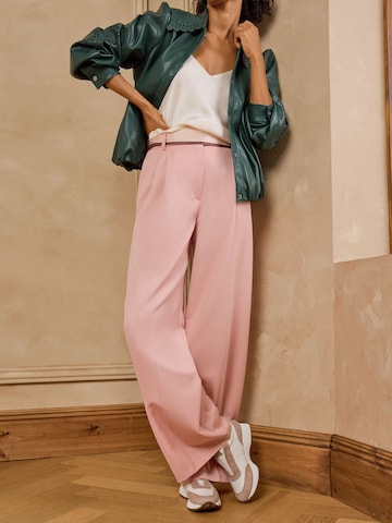 Scarpa slip-on di love & roses in bianco