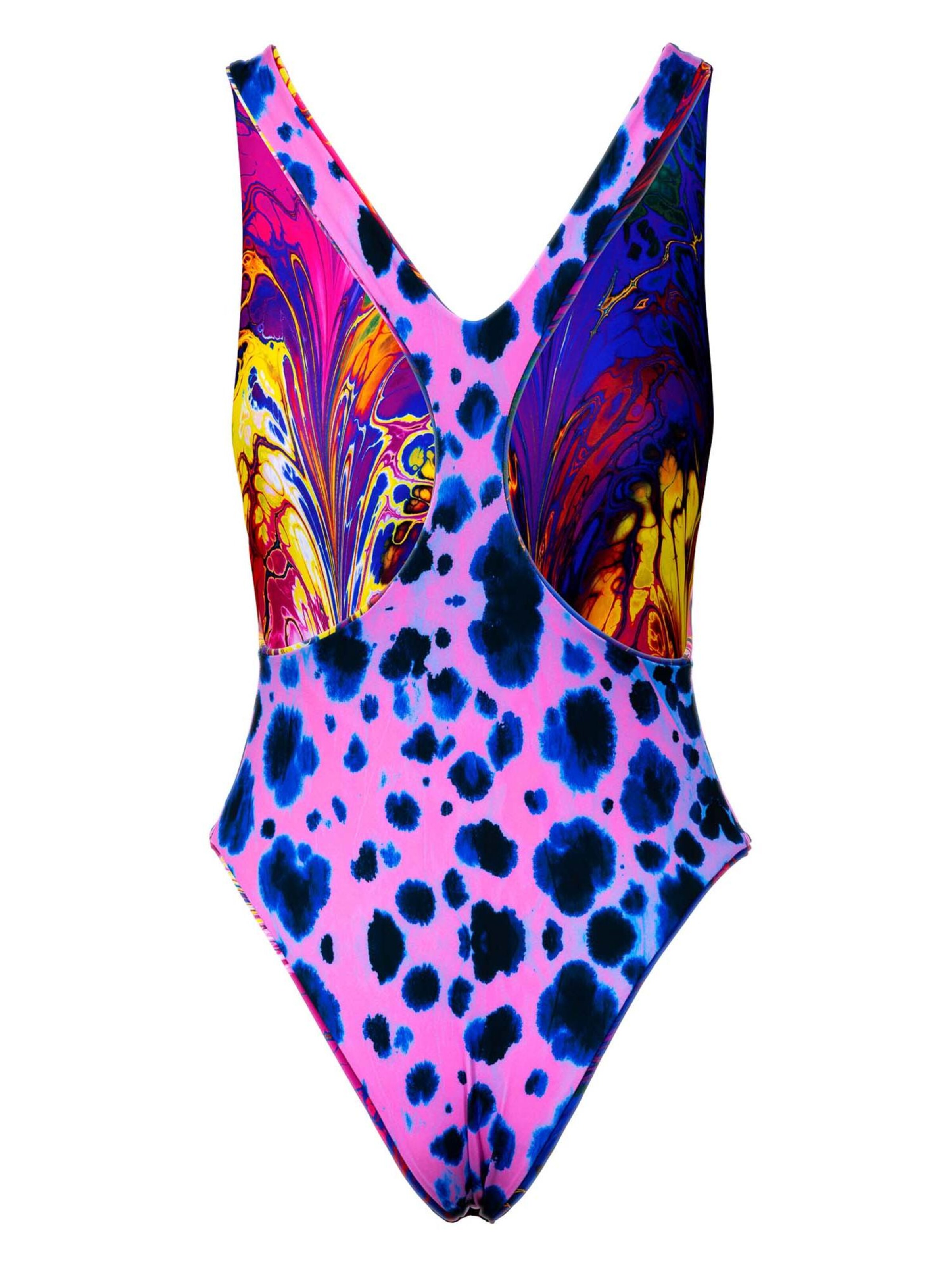 Kalaia Bustier Badeanzug 'Racer Back Reversible Swimsuit'‌ in Lila