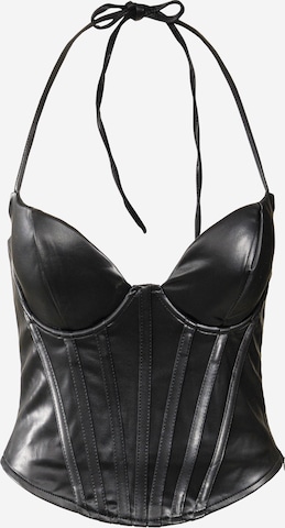 Misspap Top in Schwarz: predná strana