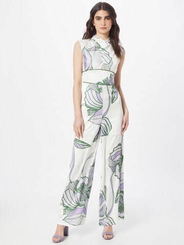 Karen Millen Jumpsuit in White: front