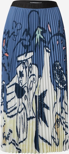 Sijonas 'CHARMING' iš Munthe, spalva – tamsiai mėlyna / tamsiai mėlyna / pastelinė geltona / balta, Prekių apžvalga