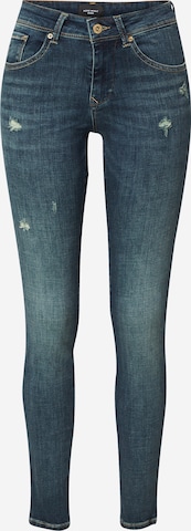 VERO MODA Slimfit Jeans 'LUX' in Blauw: voorkant