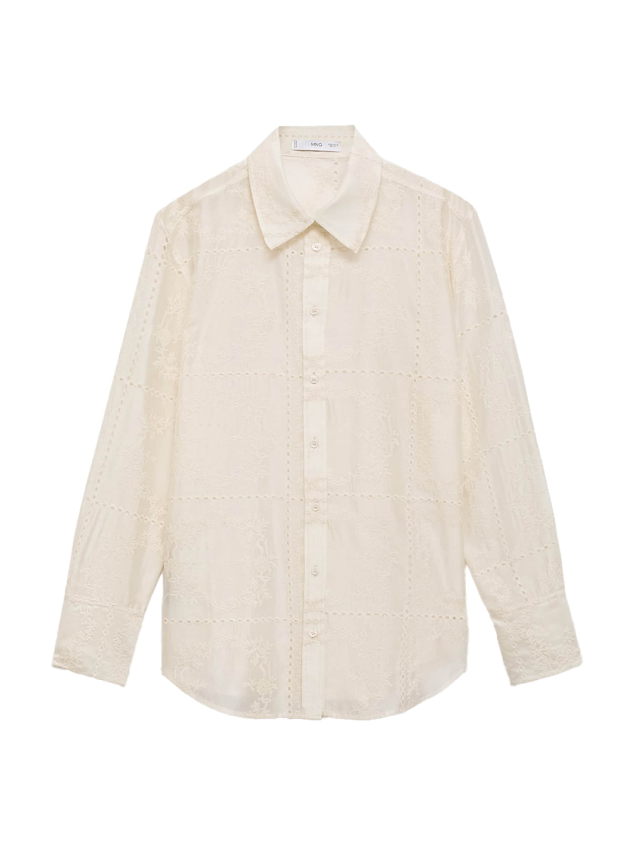 MANGO Bluzka 'Aurelia' w kolorze beżowy: przód