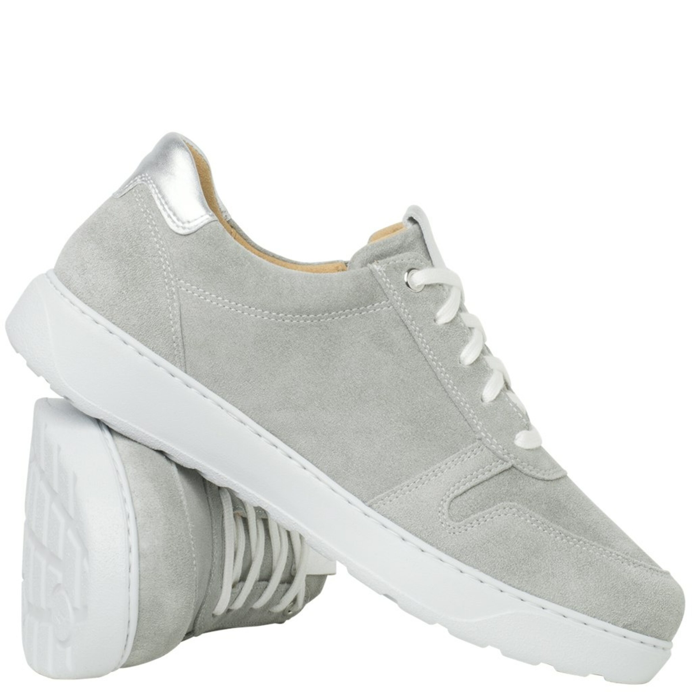 Ganter Schnürschuh in Grau