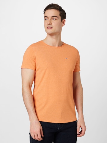 Tommy Jeans Shirt 'JASPE' in Orange: front