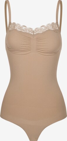 Body modelant 'Bodysuit Sculpting Shapewear mit Lace' cfab en beige : devant