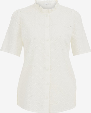 Camicia da donna di WE Fashion in bianco: frontale