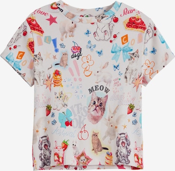 balta Desigual Marškinėliai: priekis