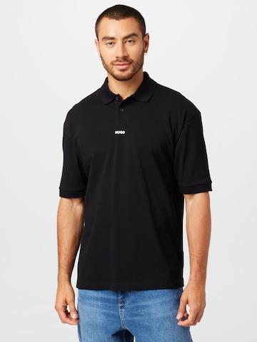 HUGO Shirt 'Dangula' in Zwart: voorkant