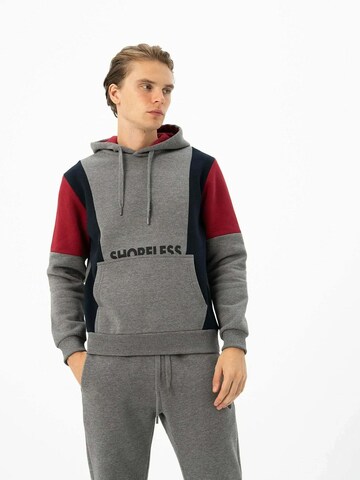 Sweat-shirt Arma en gris : devant