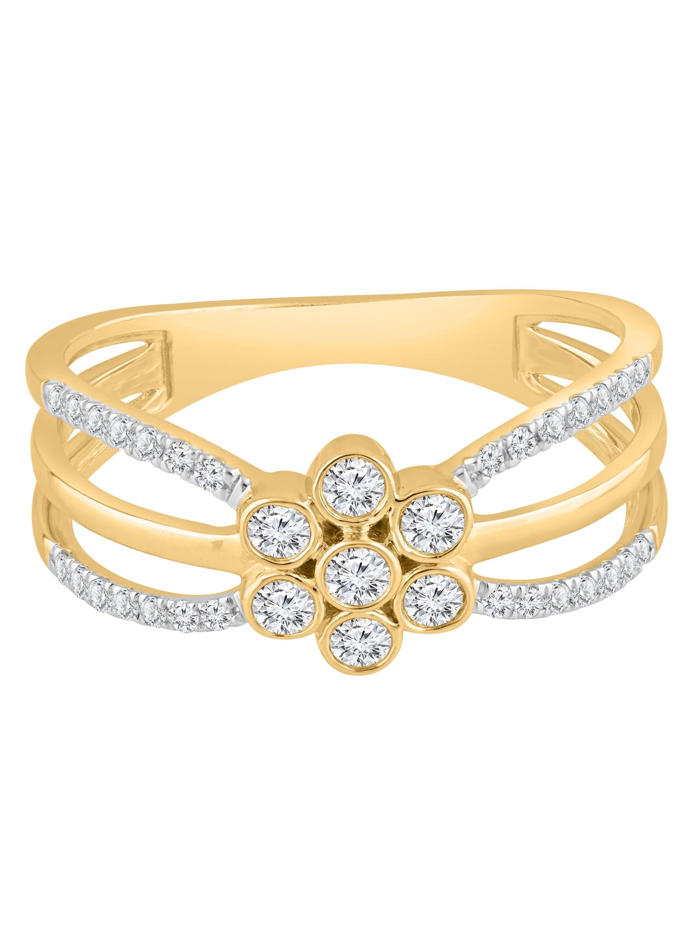 Diamant Exquis Ring in Gold: front