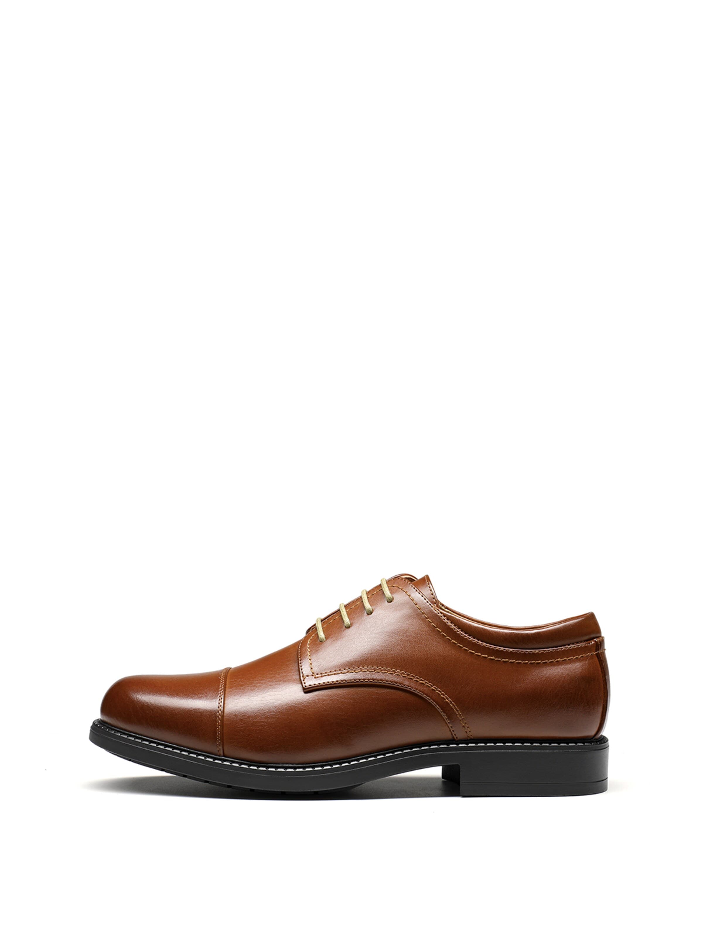 Bruno Marc Lace-Up Shoes in Brown