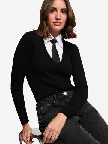Pullover '252-MCRAVAT' di Morgan De Toi in nero