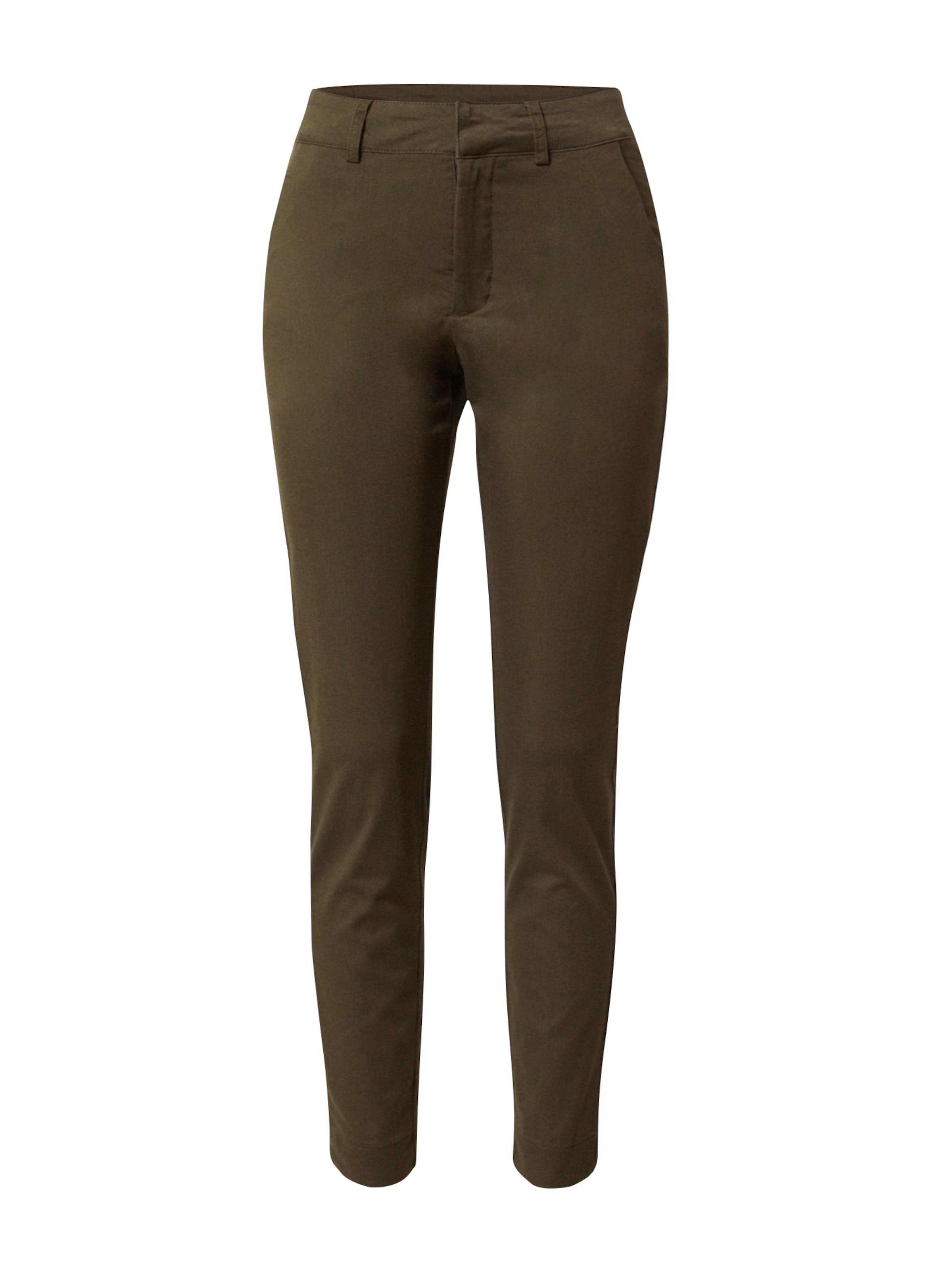 Kaffe Chino kalhoty 'Lea' – zelená: přední strana