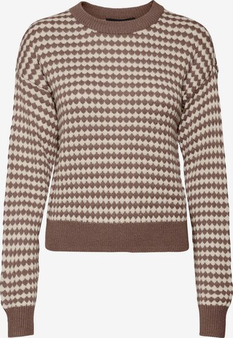 Pull-over 'GABI' VERO MODA en marron : devant