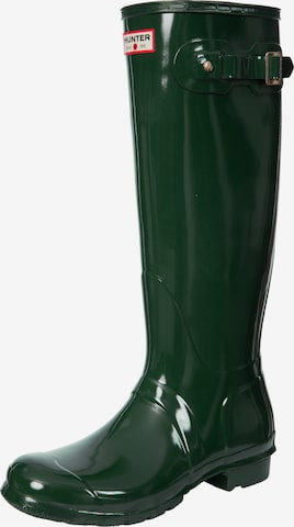 HUNTER Gummistiefel in Grün: Vorderseite