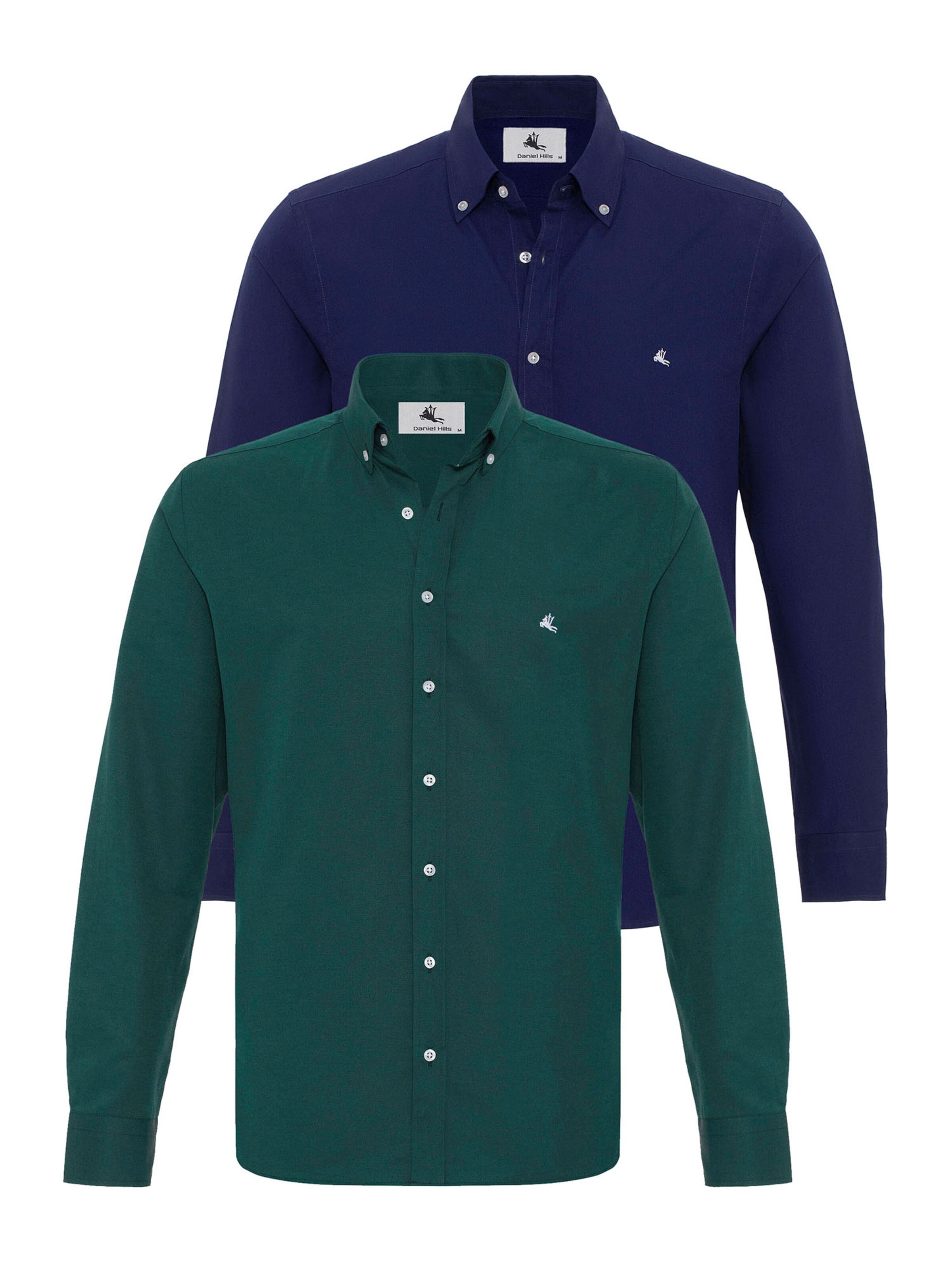 Daniel Hills Regular fit Button Up Shirt in Blue: front