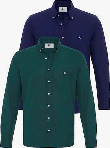 Chemise Daniel Hills en bleu : devant