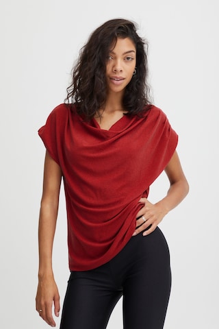 b.young Shirt 'Byselina' in Rood: voorkant