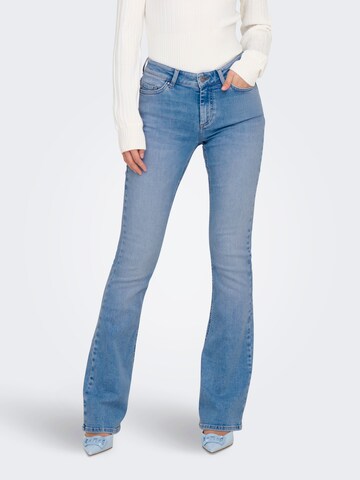 ONLY Bootcut Jeans 'Blush' in Blauw: voorkant
