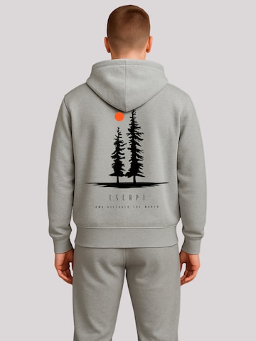 Sweat-shirt 'Escape Discover the World Pinetree' F4NT4STIC en gris