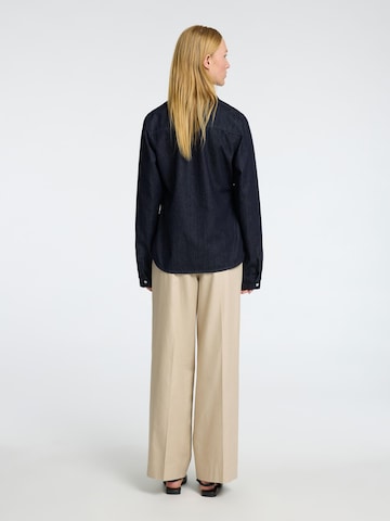 SELECTED Bluse i blå