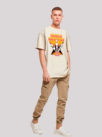 F4NT4STIC Shirt 'Arcade Triple Shot Atari Retro Gaming' in Beige