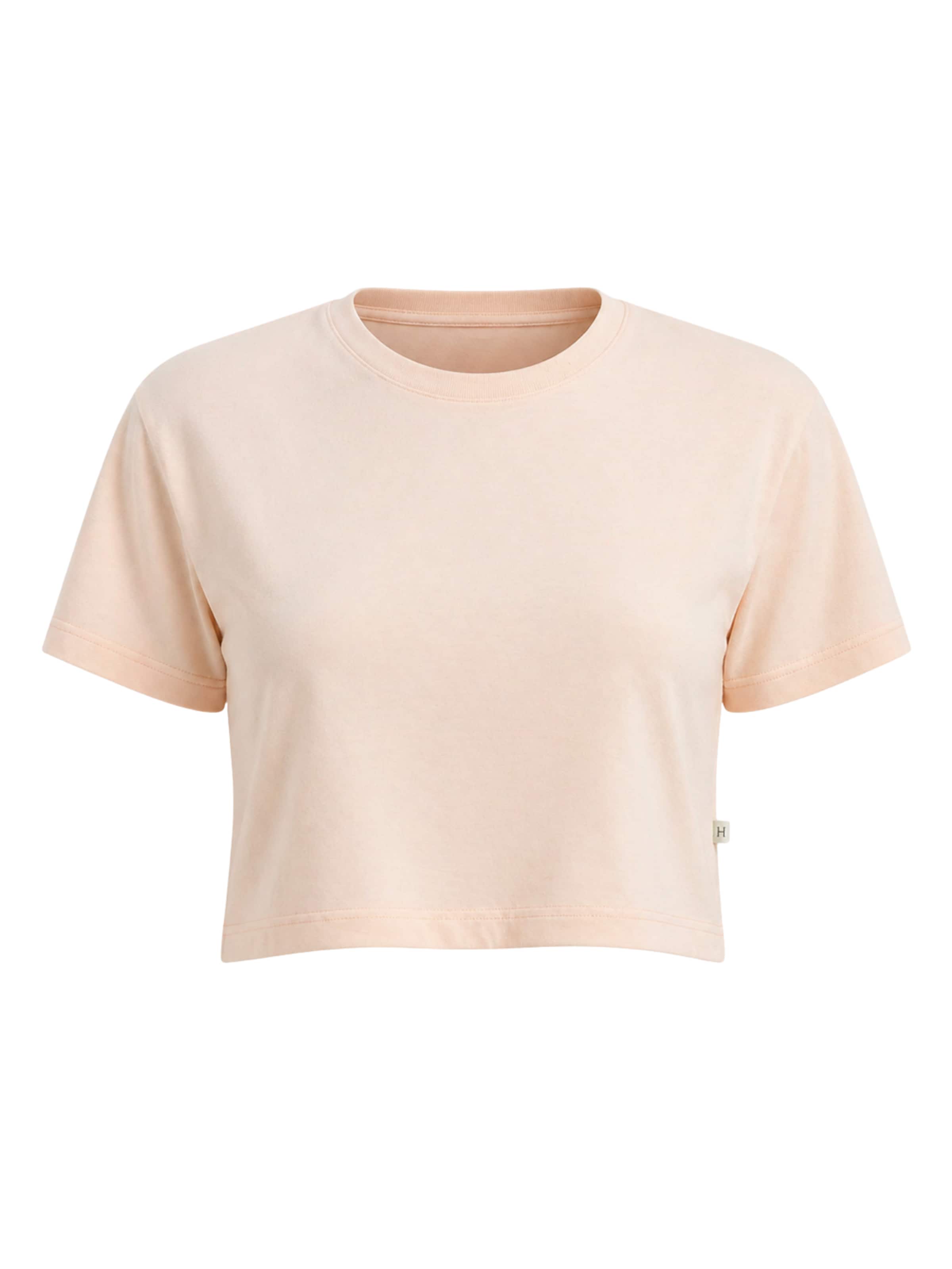 GORG Shirt 'Cropped aus 100% Bio-Baumwolle' in Pink: front
