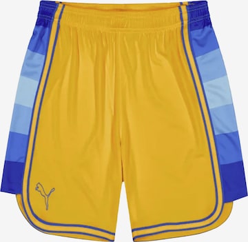 PUMA - Calças de desporto 'Maccabi Tel Aviv' em amarelo: frente