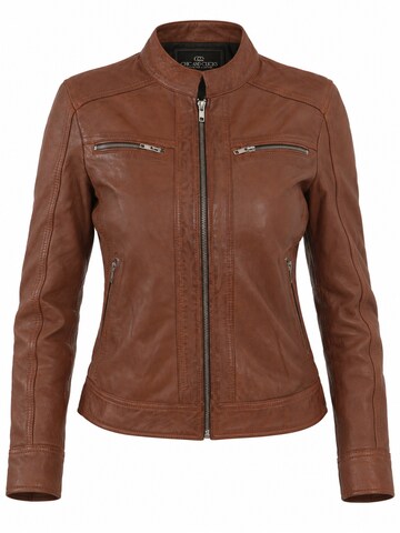 Chic and Clicks - Chaqueta de entretiempo 'Silhouette' en marrón: frente